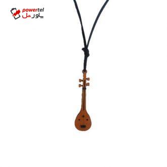 گردنبند طرح سه تار کد 117 گردنبند طرح سه تار کد 117