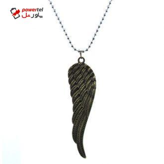 گردنبند طرح پر کد 7714