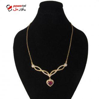 گردنبند طلا 18 عیار زنانه مدل 670134