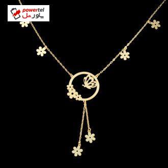 گردنبند طلا 18 عیار زنانه مدل 670136