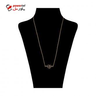 گردنبند طلا 18 عیار زنانه مدیسا مدل N1028 گردنبند طلا 18 عیار زنانه مدیسا مدل N1028