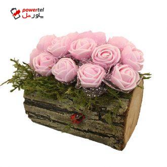 گلدان به همراه گل مصنوعی مدل درختی کد 61