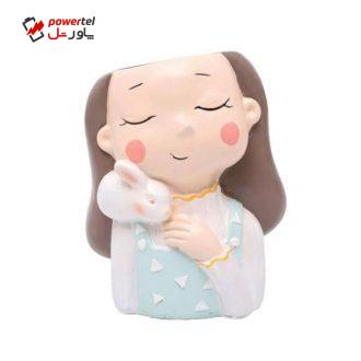 گلدان طرح دختر بهار کد ck112