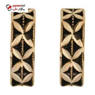 گوشواره طلا 18 عیار زنانه مدیسا مدل E2007