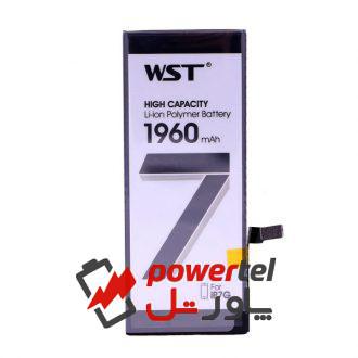 باتری موبایل مدل WST-01 ظرفیت 1960 میلی آمپر ساعت مناسب برای گوشی موبایل اپل IPhone 7