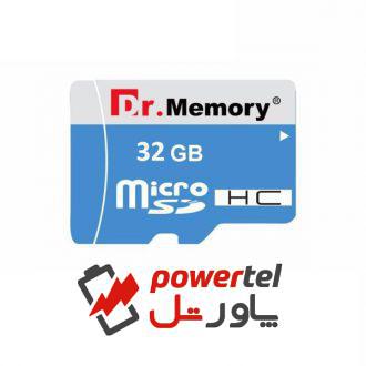 کارت حافظه microSDHC دکتر مموری مدل DR6023 آبی کلاس 10استاندارد HC  ظرفیت 32 گیگابایت همراه با اداپتور SD