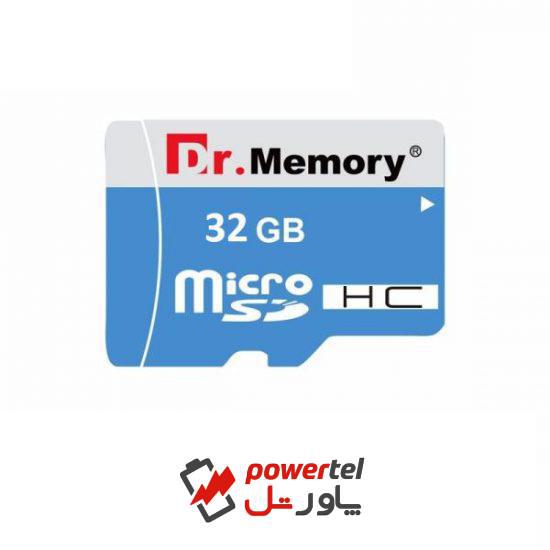 کارت حافظه microSDHC دکتر مموری مدل DR6023 آبی کلاس 10استاندارد HC  ظرفیت 32 گیگابایت همراه با اداپتور SD