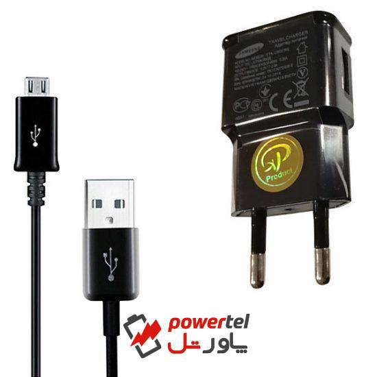 شارژر دیواری کد XP-AC209 به همراه کابل تبدیل microUSB