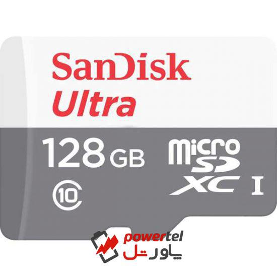 کارت حافظه microSDXC سن دیسک مدل Ultra کلاس 10 استاندارد UHS-I سرعت 80MBps ظرفیت 128 گیگابایت