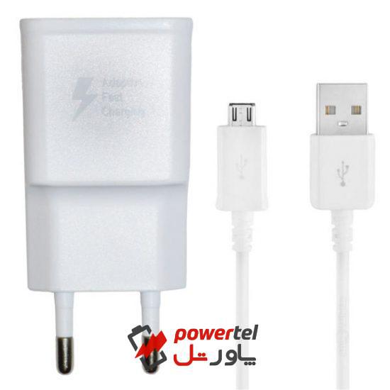 شارژر دیواری مدل EP-TA200 به همراه کابل تبدیل microUSB