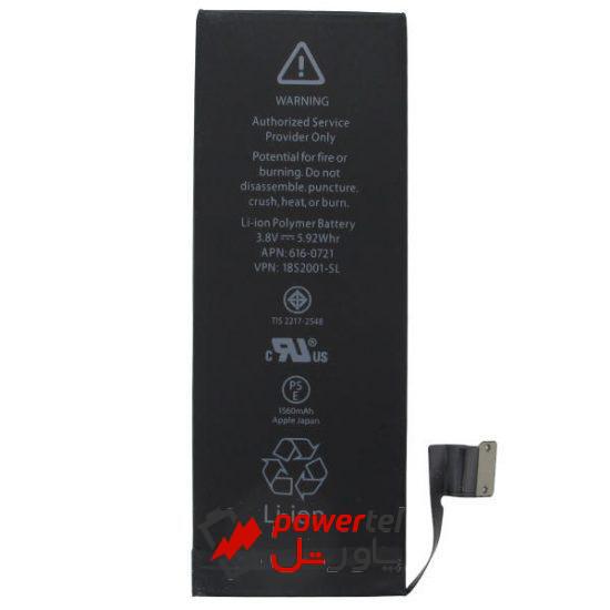 باتری موبایل مدل GS-ORG ظرفیت 1560 میلی آمپر ساعت مناسب برای گوشی موبایل اپل iPhone 5s