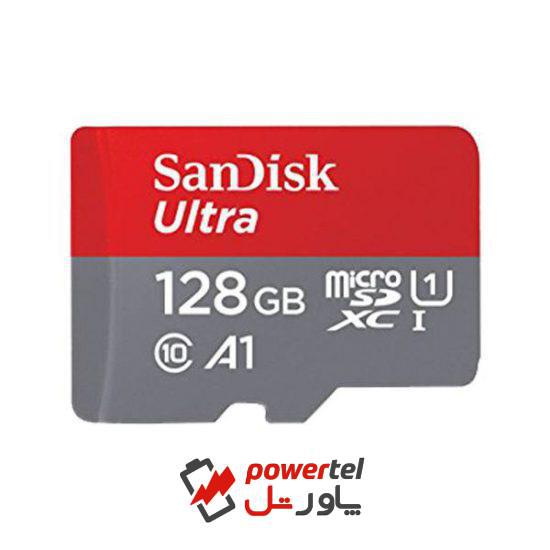 کارت حافظه Micro SDXC سن دیسک UHS-i Class 10 همراه با آداپتور SD ظرفیت 128GB