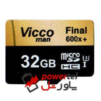 کارت حافظه microSDHC ویکومن مدل Extra 600X کلاس 10 استاندارد UHS-I U3 سرعت 90MBps ظرفیت 32 گیگابایت