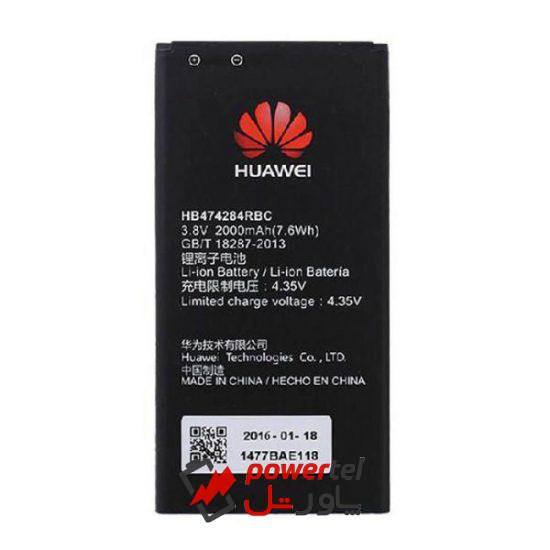 باتری موبایل مدل HB474284RBC ظرفیت 2000 میلی آمپر ساعت مناسب برای گوشی موبایل هوآوی Y560