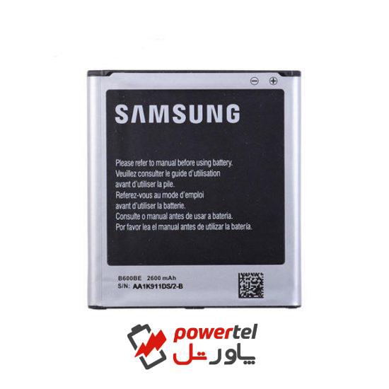 باتری موبایل مدلB600BE ظرفیت 2600 میلی امپر ساعت مناسب برای گوشی موبایل سامسونگ Galaxy S4