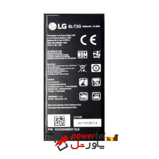 باتری موبایل مدل BL-T30 با ظرفیت 4400 میلی آمپر ساعت مناسب برای گوشی موبایل LG X-POWER 2