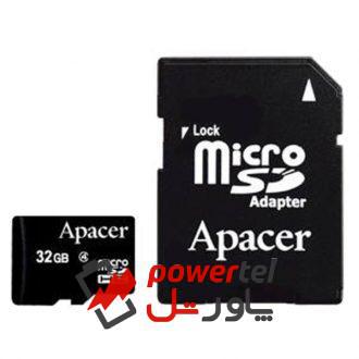 کارت حافظه میکرو اس دی اپیسر 32GB کلاس 10 با آداپتور