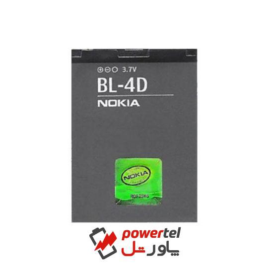 باتری موبایل مدل BL-4D ظرفیت 1200 میلی آمپر ساعت مناسب برای گوشی موبایل نوکیا N97 mini
