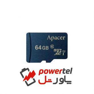 کارت حافظه‌ microSDHC اپیسر مدل IP33 کلاس 10 استانداردUHS-I U1 سرعت 45MBps ظرفیت 64 گیگابایت