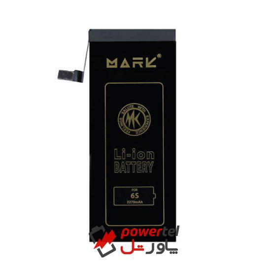 باتری موبایل مارک مدل MK-6s ظرفیت 2270 میلی آمپر ساعت مناسب برای گوشی موبایل اپل Iphone 6s
