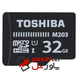 کارت حافظه microSDHC توشیبا مدل M203 کلاس 10 استاندارد UHS-I سرعت 100MBps ظرفیت 32 گیگابایت