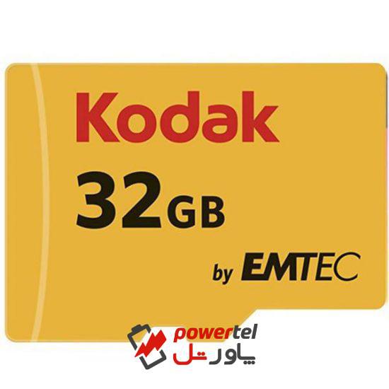 کارت حافظه microSDHC کداک استاندارد UHS-I U1 کلاس 10 سرعت 85MBps ظرفیت 32 گیگابایت