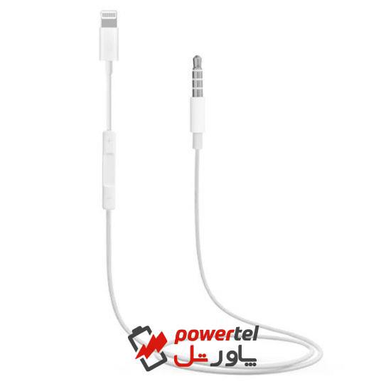 کابل تبدیل لایتنینگ به جک 3.5 AUX Audio  مدل MH021 به طول 1 متر