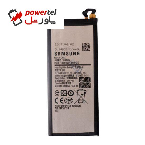 باتری موبایل مدل EB-BJ730ABE ظرفیت 3600 میلی آمپر ساعت مناسب برای گوشی موبایل سامسونگ Galaxy j7 pro