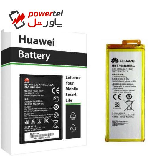 باتری موبایل  مدل HB3748B8EBC با ظرفیت 3000mAh مناسب برای گوشی موبایل هوآوی Ascend G7