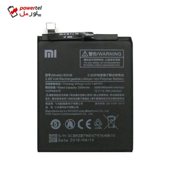باتری موبایل مدل BM3D ظرفیت 3010 میلی آمپر ساعت مناسب برای گوشی موبایل شیائومی MI 8SE