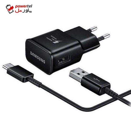 شارژر دیواری مدل EP-TA20EWE به همراه کابل تبدیل USB-C