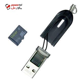 کارت حافظه microSDHC آیجویر مدل 533x کلاس 10 استاندارد UHS-I U1 سرعت 80MBps ظرفیت 16 گیگابایت به همراه کارت خوان کارت حافظه microSDHC آیجویر مدل 533x کلاس 10 استاندارد UHS-I U1 سرعت 80MBps ظرفیت 16 گیگابایت به همراه کارت خوان