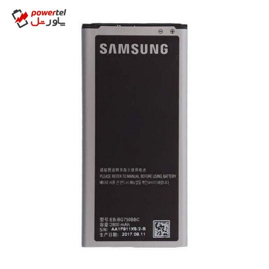 باتری موبایل مدل EB-BG750BBC با ظرفیت 2800 میلی آمپرساعت مناسب برای گوشی سامسونگ Mega 2 Duos