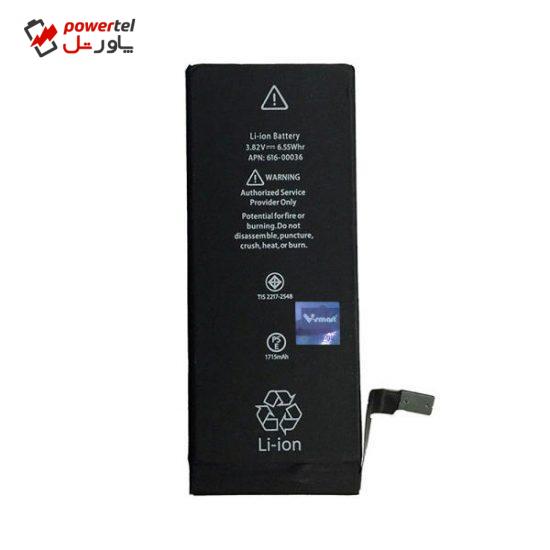 باتری موبایل مدل 00033-616 APN  مناسب برای گوشی موبایل آیفون 6S