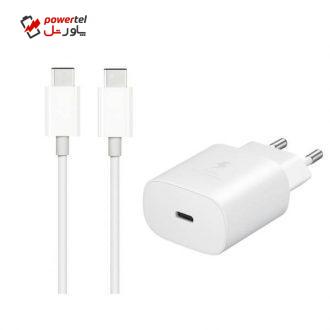 شارژر دیواری مدل EP-TA800 به همراه کابل USB-C شارژر دیواری مدل EP-TA800 به همراه کابل USB-C