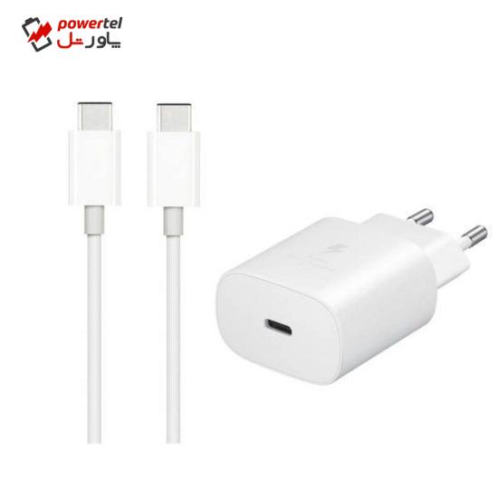 شارژر دیواری مدل EP-TA800 به همراه کابل USB-C