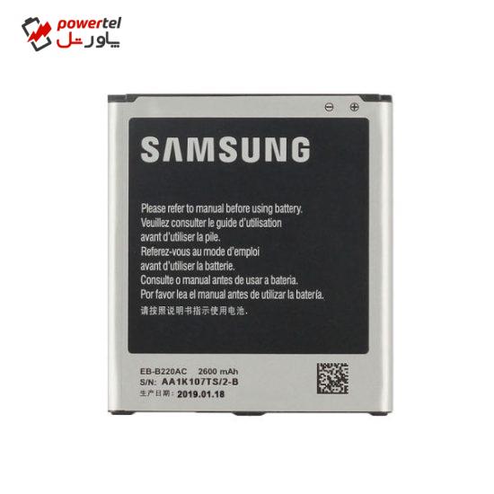 باتری موبایل مدل EB-B220AC ظرفیت 2600میلی آمپر ساعت مناسب برای گوشی موبایل سامسونگ Galaxy Grand 2