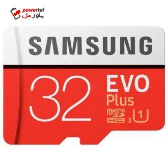 کارت حافظه microSDHC سامسونگ مدل Evo Plus کلاس 10 استاندارد UHS-I U1 سرعت 95MBps ظرفیت 32 گیگابایت کارت حافظه microSDHC سامسونگ مدل Evo Plus کلاس 10 استاندارد UHS-I U1 سرعت 95MBps ظرفیت 32 گیگابایت
