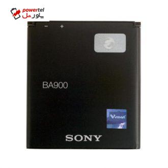 باتری موبایل مدل BA900 با ظرفیت 1700 میلی آمپر ساعت مناسب برای سونی Xperia J