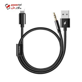 کابل تبدیل USB به لایتنینگ / AUX مک دودو مدل CA_346 طول 1.2 متر کابل تبدیل USB به لایتنینگ / AUX مک دودو مدل CA_346 طول 1.2 متر