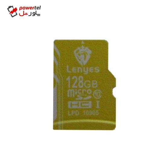 کارت حافظه microSDHC لنیز مدل LPD10905 کلاس 10 استاندارد U1 سرعت 80MBps ظرفیت 128 گیگابایت