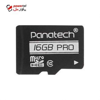 کارت حافظه microSDHC پاناتک مدل bk کلاس 10 استاندارد UHS-I سرعت 30MBps ظرفیت 16 گیگابایت کارت حافظه microSDHC پاناتک مدل bk کلاس 10 استاندارد UHS-I سرعت 30MBps ظرفیت 16 گیگابایت