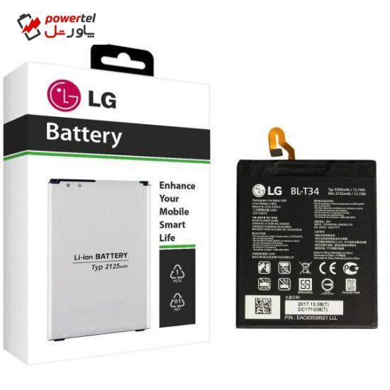 باتری موبایل مدل BL-T34 با ظرفیت 3300mAh مناسب برای گوشی موبایل  ال جی V30