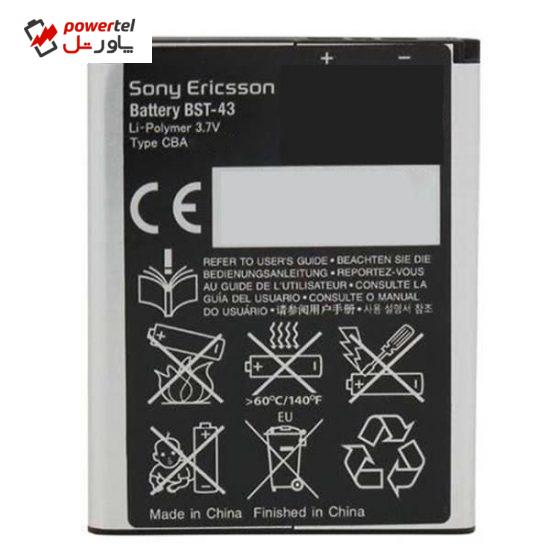 باتری موبایل مدل BST-43 ظرفیت 1000 میلی آمپر ساعت مناسب برای گوشی موبایل سونی ‌T715