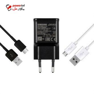 شارژر دیواری  مدل EP-TA200 به همراه کابل تبدیل USB-C / microUSB