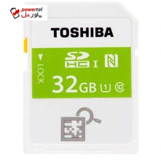 کارت حافظه SDHC توشیبا مدل NFC High Speed Professional کلاس 10 استاندارد UHS-I U1 ظرفیت 32 گیگابایت کارت حافظه SDHC توشیبا مدل NFC High Speed Professional کلاس 10 استاندارد UHS-I U1 ظرفیت 32 گیگابایت