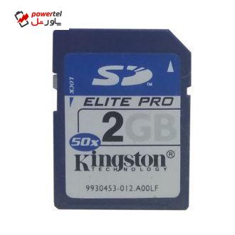 کارت حافظه SD کینگ استون مدل Elite-PRO  کلاس 6 استاندارد 50X سرعت 60Mbps ظرفیت 2 گیگابایت