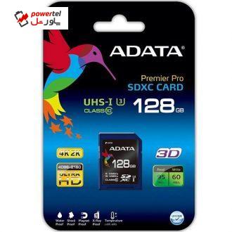 کارت حافظه اس دی Premier Pro SDXC UHS-I U3 Class 10 128GB کارت حافظه اس دی Premier Pro SDXC UHS-I U3 Class 10 128GB