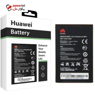 باتری موبایل هوآوی مدل HB505076RBC با ظرفیت 2150mAh مناسب برای گوشی موبایل هوآوی Ascend G700