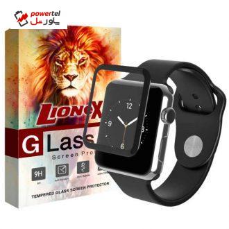 محافظ صفحه نمایش 4D Dual لایونکس مدل USS مناسب برای اپل واچ 38 میلی متری محافظ صفحه نمایش 4D Dual لایونکس مدل USS مناسب برای اپل واچ 38 میلی متری